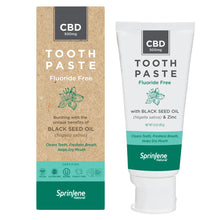 Load image into Gallery viewer, SprinJene Natural® Toothpaste With Hemp Derived CBD Fluoride Free

